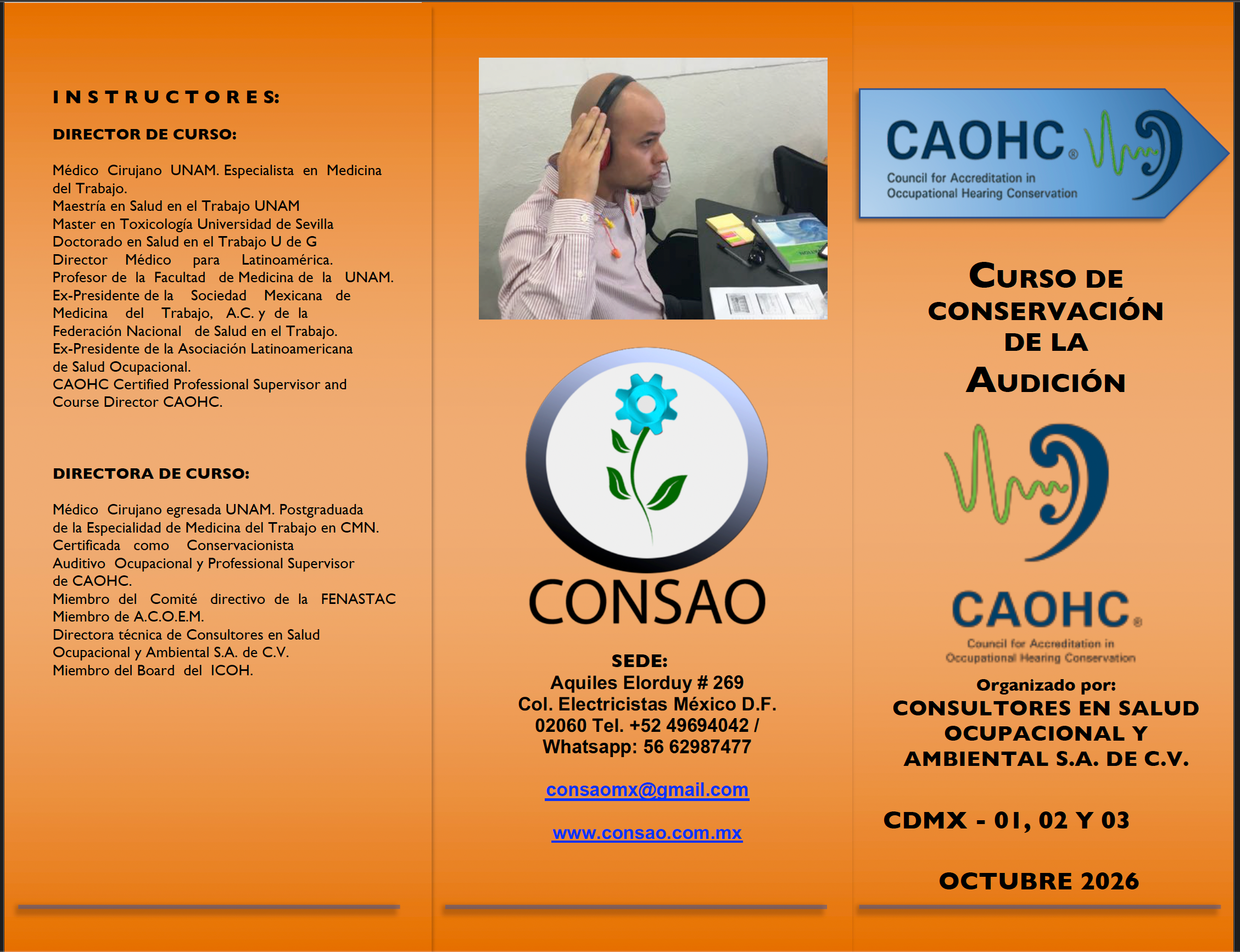 Curso de Conservación de la Audición CAOHC